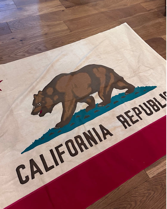 ca. 1960s California State Bear Flag (4x6ft!)