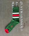 Heritage 9.1 Rucker Green White Red White Socks