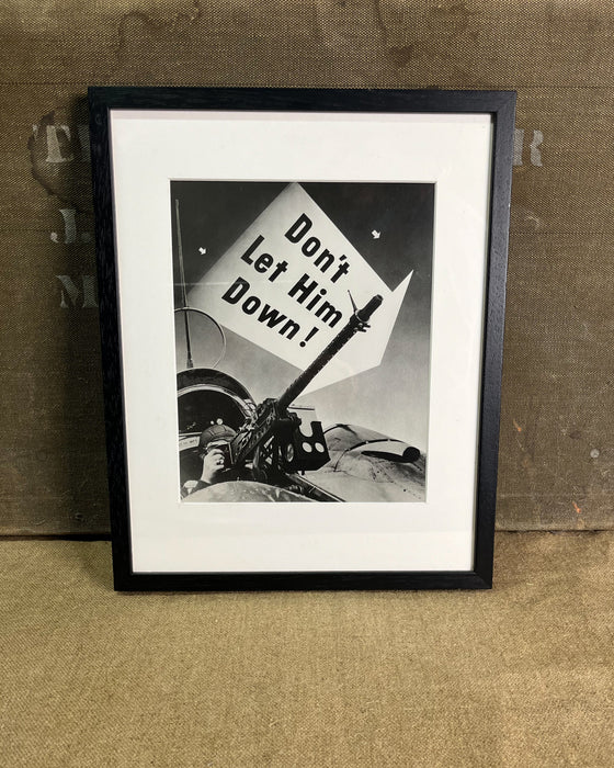 Don't Let Him Down! (original vintage print)