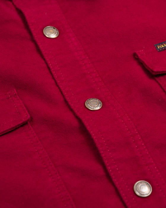 1943 CPO Shirt Moleskin Dark Red